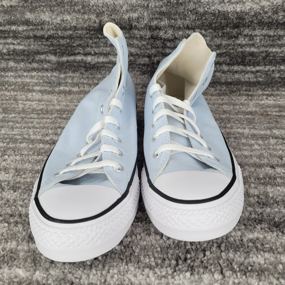 Converse Chuck Taylor All Star High Top Sneakers Light Blue Men 12 Womens 14 New - Picture 3 of 9